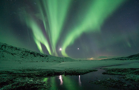 Iceland aurora video preview